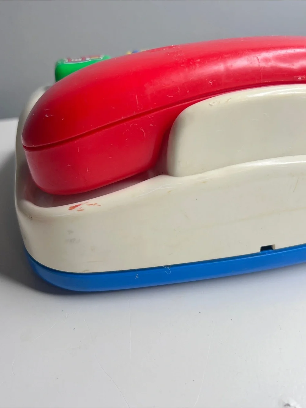 Vintage 1998 Fisher-Price Ring 'n Rattle Toy Phone (model #71303) - WORKS!